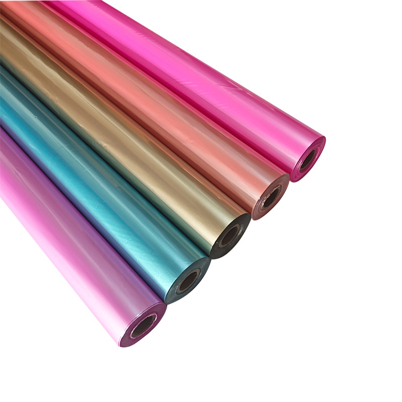 Chengyang manufacturers pearl color hot stamping paper anodized aluminum PU leather hot stamping paper gold rainbow manufacturers