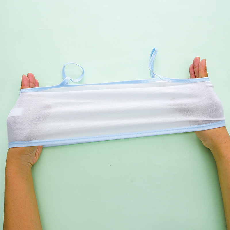 Spot Wholesale Single-Layer Girls Student Vest Sling Development Period Pure Cotton 8-14 Small Vest Single-Layer Girl Vest