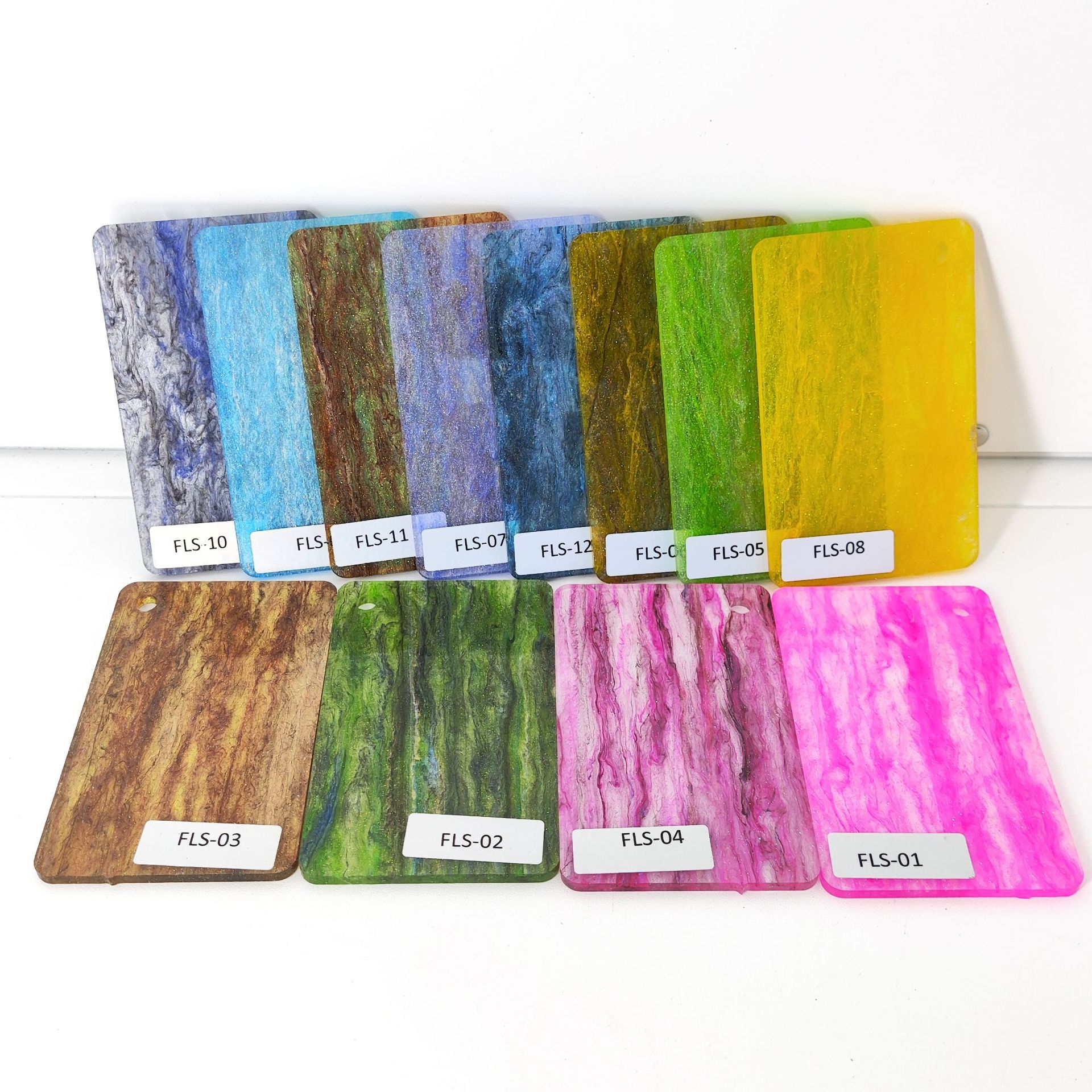 New Semi-Transparent Marble Plate Mixed Color Pearlescent Plate Shiny Onion Pink Starry Sky Acrylic Plexiglass Plate Acrylic Plate