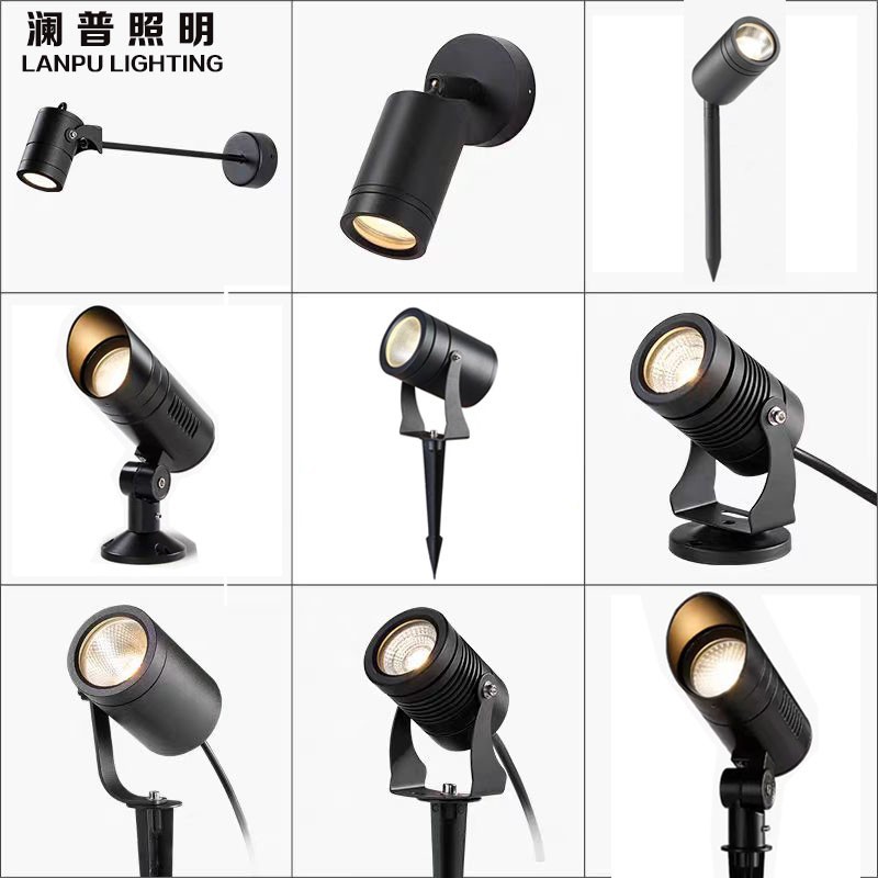 Уличные прожекторы LED, водонепроницаемая лампа для деревьев, ландшафтное освещение, встраиваемая лампа