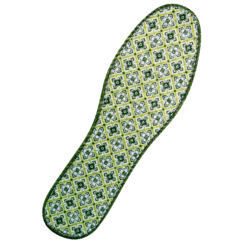 Herbal Fragrance Cotton Insoles Deodorant Fragrance Breathable Sweat Absorbing Comfortable Deodorant Foot-burning Men's and Women's Four Seasons Insoles