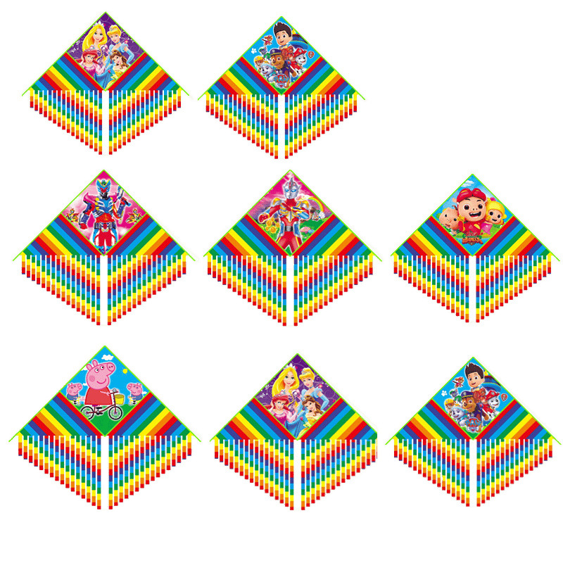 Kite Wholesale Street Stall Weifang Kite with String 1.3m Corner Park Stall Supply Independent Station Dropshipping