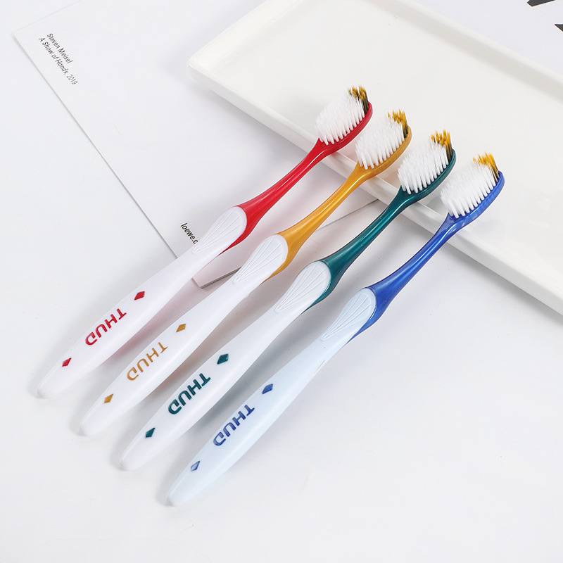Sanxiao Meijie Adult Oral Cleaning Large-Head Soft-Bristle Brush for Hospitality Household Toothbrush Wholesale Gum Protection Gift Box Portable