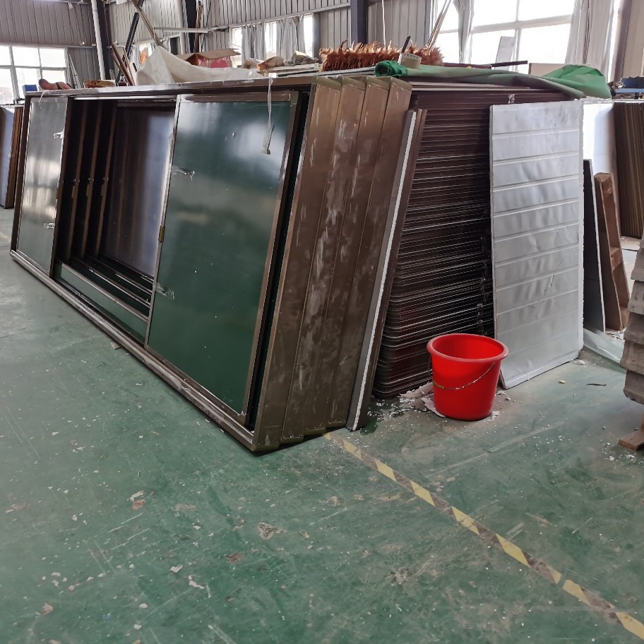 Xucai School Multimedia Classroom Teaching Green Board All-in-One Blackboard Push-Pull Blackboard Electronic Whiteboard Supporting Blackboard