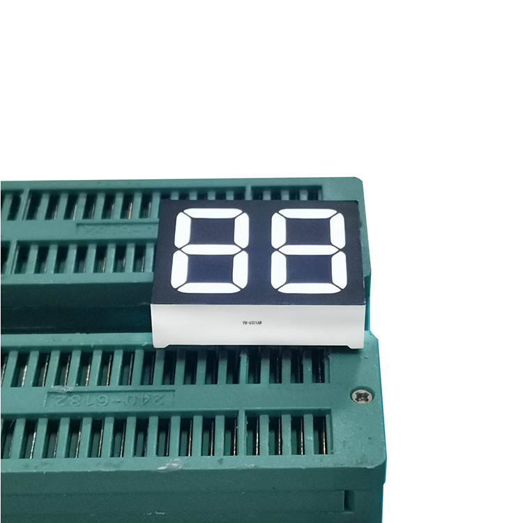 Led Digital Tube Manufacturer 0.63-Inch Two-Digit Digital Tube Supports Customized White and Red Light Digital Tube