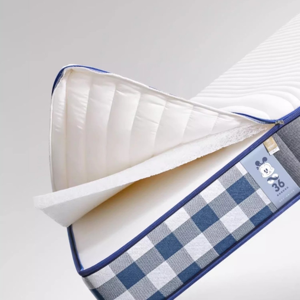 Babu Dou Spring Mattress Kidsren's Mattress 2250 Small Spring Mattress Is Not Soft or Hard, Antibacterial, Anti-Mite, Removable and Washable