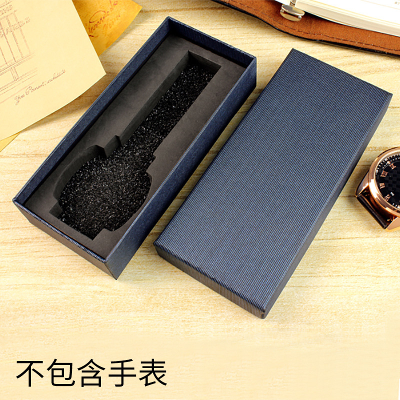 Factory direct Watch Gift storage box simple monochrome jewelry packaging box can be printed logo watch box wholesale