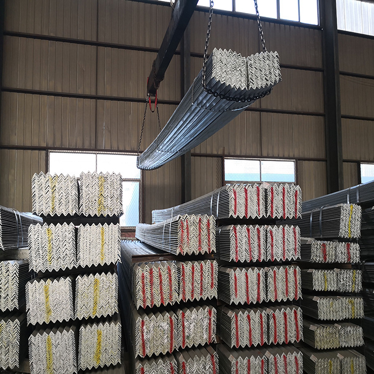 Galvanized Triangular Iron 40*4 Hot-Dip Galvanized Profile Manufacturer Angle Steel Bar Hot-Dip Galvanized Angle Steel Tianjin Hot-Rolled and Other Corner Steel