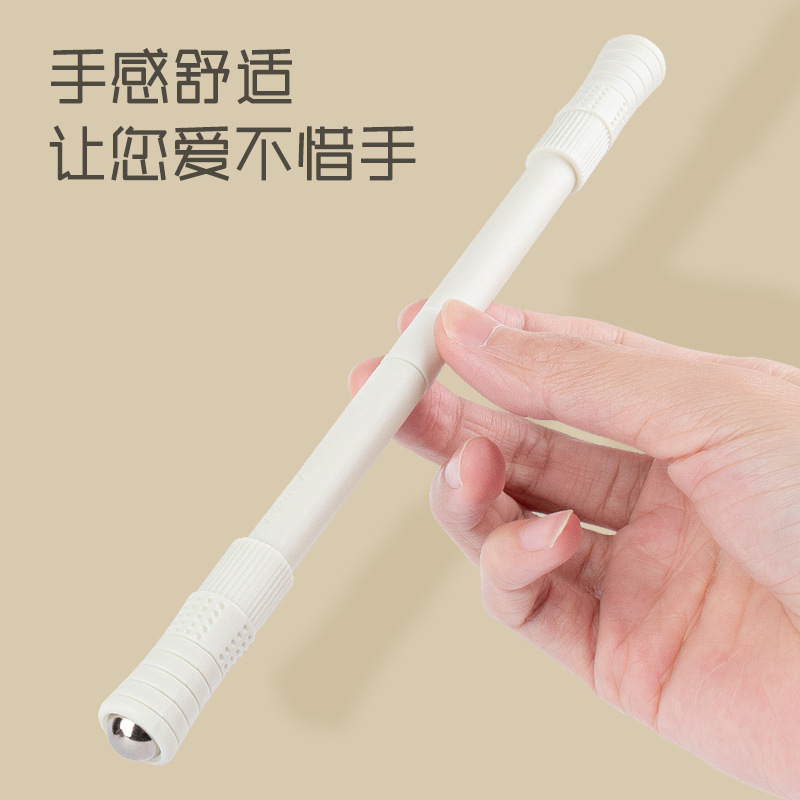 Turn the author's net red Morandi turn pen beginners cheap students fall-resistant turn pressure relief turn pen can not write
