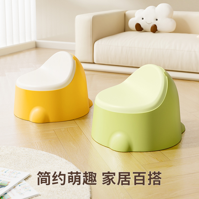 [Liangshe Original] Household Small Stool, Living Room, Kidsren's Accessible Luxury Shoe Changing Stool, Low Stool, Dinosaur Bench with Strong Bearing Capacity