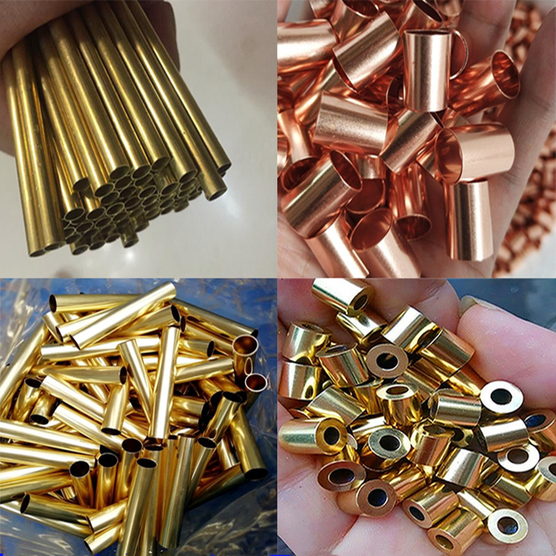 Brass Tube H62 Copper Tube Copper Sleeve Copper Ring H59 H65 Hollow Capillary Copper Tube T2 Copper Tube Processing