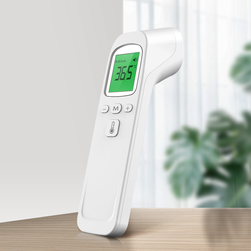 Source Factory Forehead Thermometer Straight Non-Contact Infrared Electronic Thermometer Temperature Measuring Gun Medical Thermometer English
