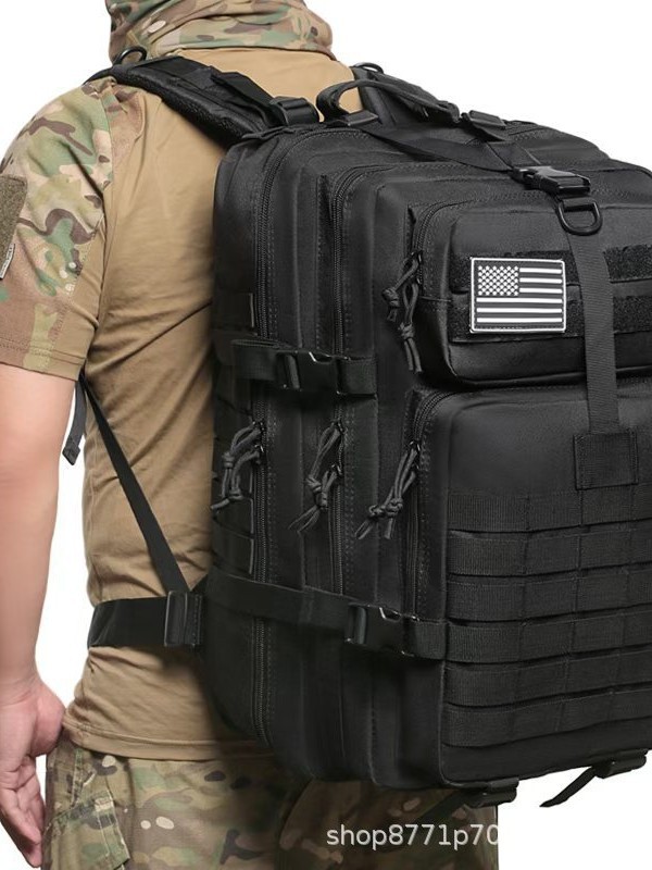 Водонепроницаемый уличный спортивный рюкзак, для походов, альпинизма, кемпинга, большой объем, Molle, расширяемая тактическая сумка 3P