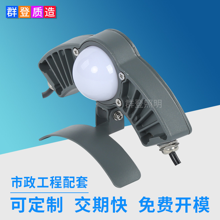 Factory Outdoor Lighting Project Rainproof Led Tile Lamp Ancient Building Pavilion New Double-Sided Luminous Corrugated Lamp