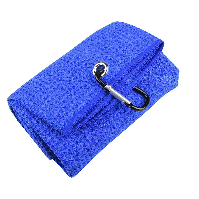 Changshu Manufacturer Wholesale Waffle Golf Towel Sports Towel Microfiber Waffle Quick-Drying Towel