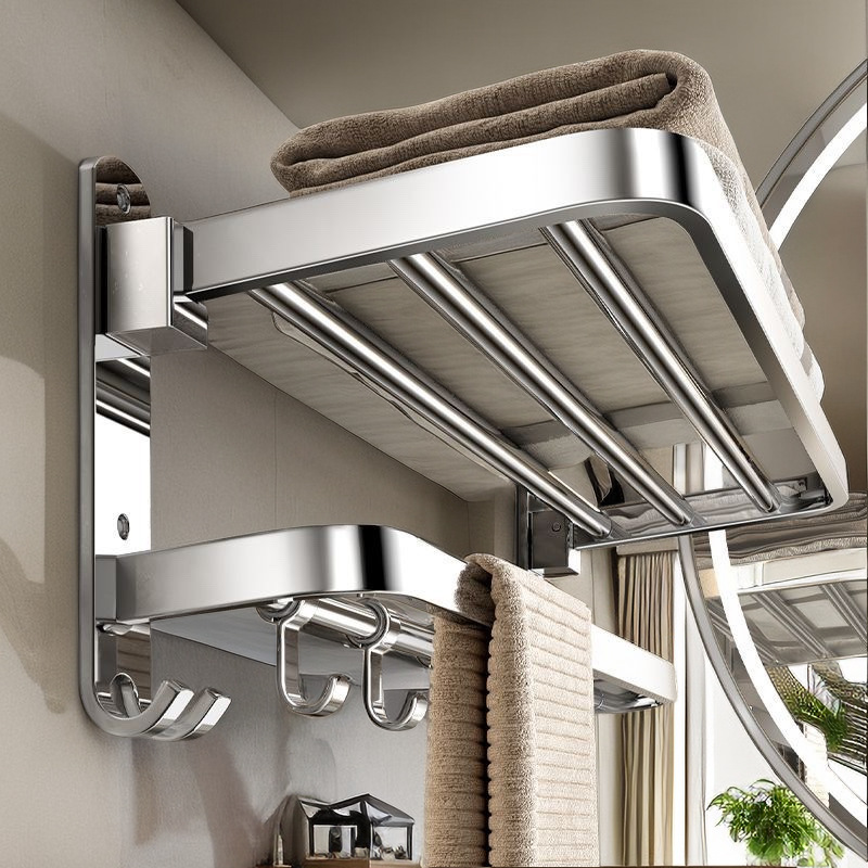 Полотенцесушитель из нержавеющей стали 304, настенный, для хранения в ванной