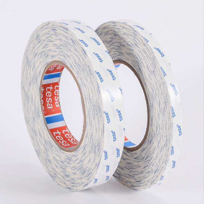 Tesa Tesa60999 Transparent Non-Woven Double-Sided Tape Highly Permeable Felt Laminated Fixed Easy to Cut