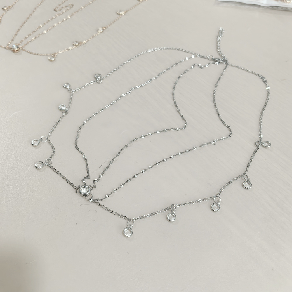 New European and American Hot Sale Light Luxury Bridal Hair Chain Wedding Accessories Fashion Bohemian Forehead Chain Hair Accessories