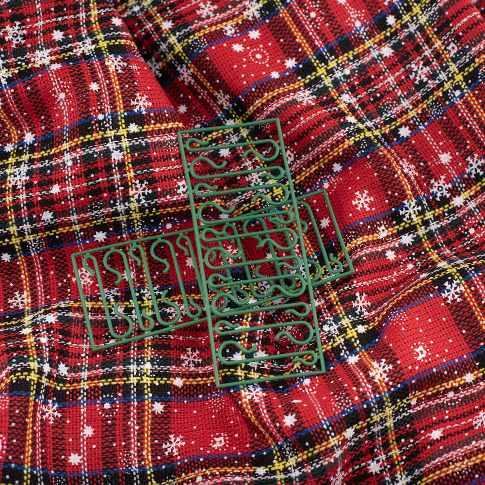 Factory Direct Sales 4.5cm Bell Hook Christmas Accessories Export Christmas Product Accessories Pendant Plastic Hook