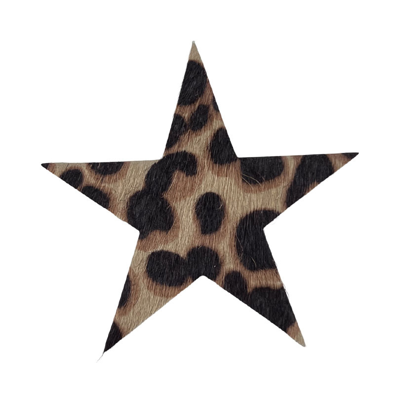 (125-190) лошадинная шерсть, кожа, пятиконечная звезда, стандартная кожа, брендовые кожаные наклейки, DIY, одежда, обувь, аксессуары