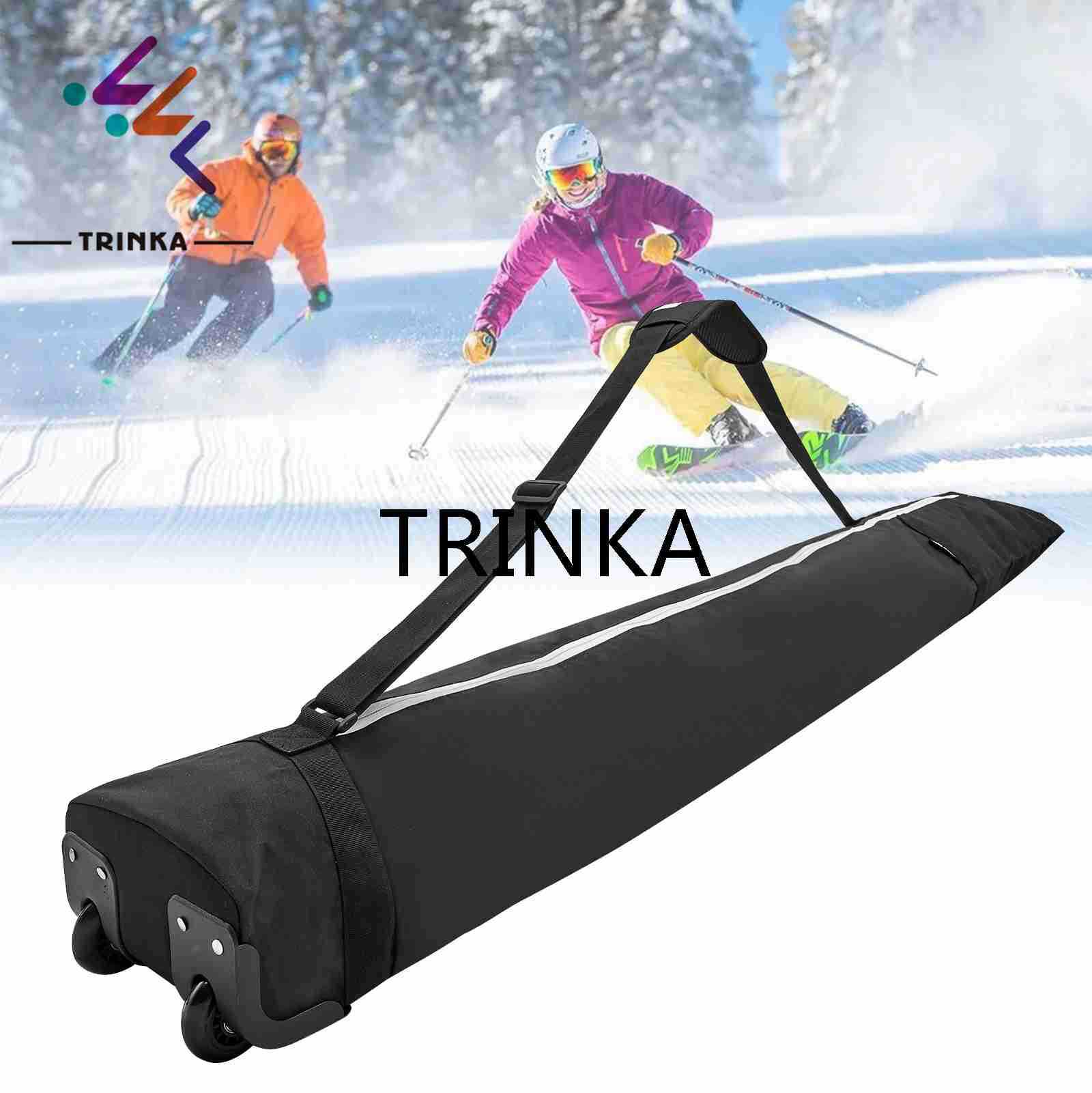 Ski board bag with wheels strap single board double board bag snow set bag long board bag waterproof trolley bag long storage bag