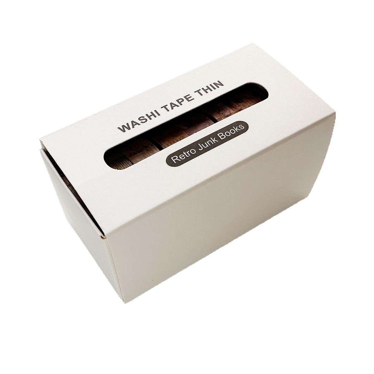 Retro style 8-roll combination and paper tape plaid hand account tape small floral hand account tape decorative material sticker