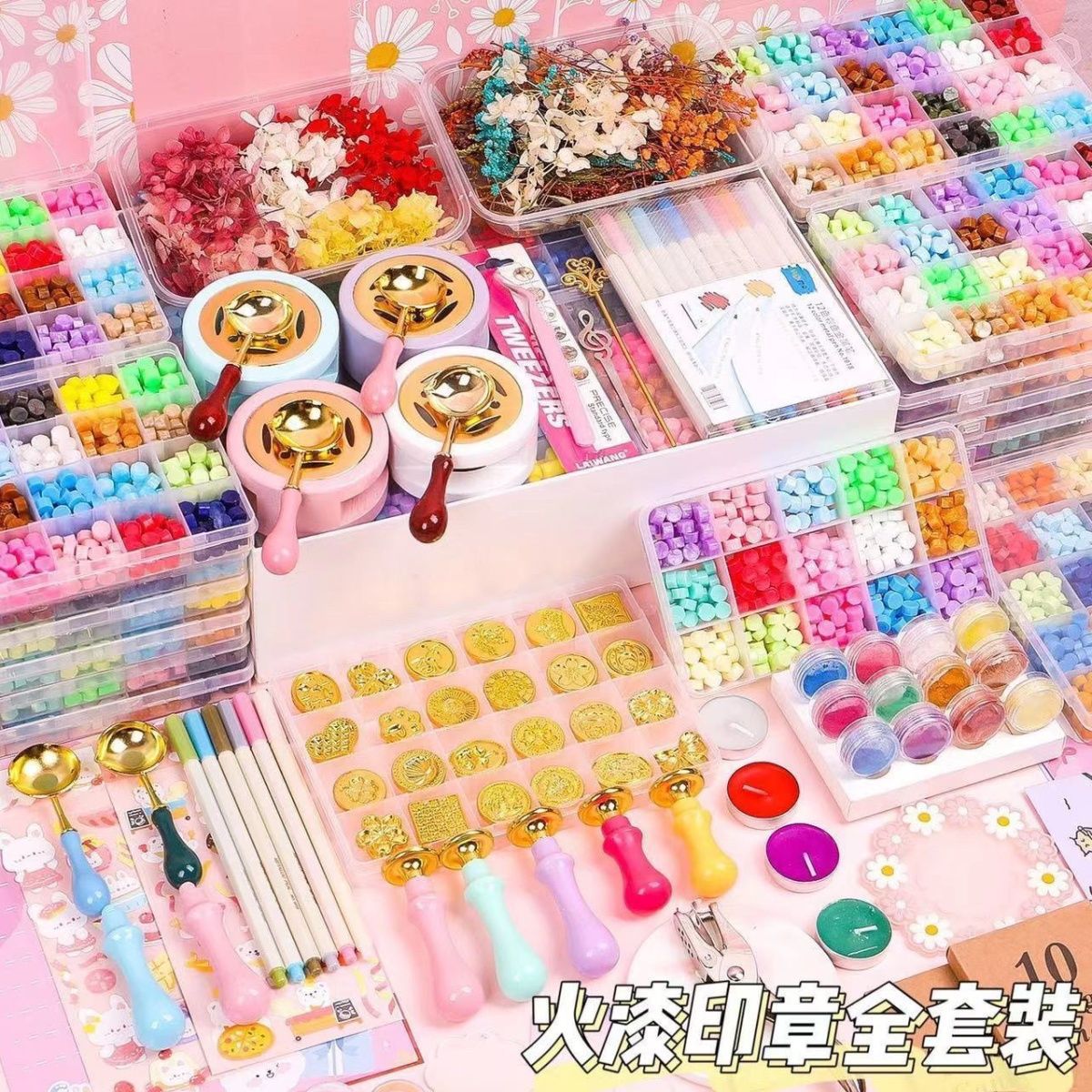 Набор гранул для восковой печати, головка для печати, гранулы для свечей, полный набор для восковой печати, оптовая продажа