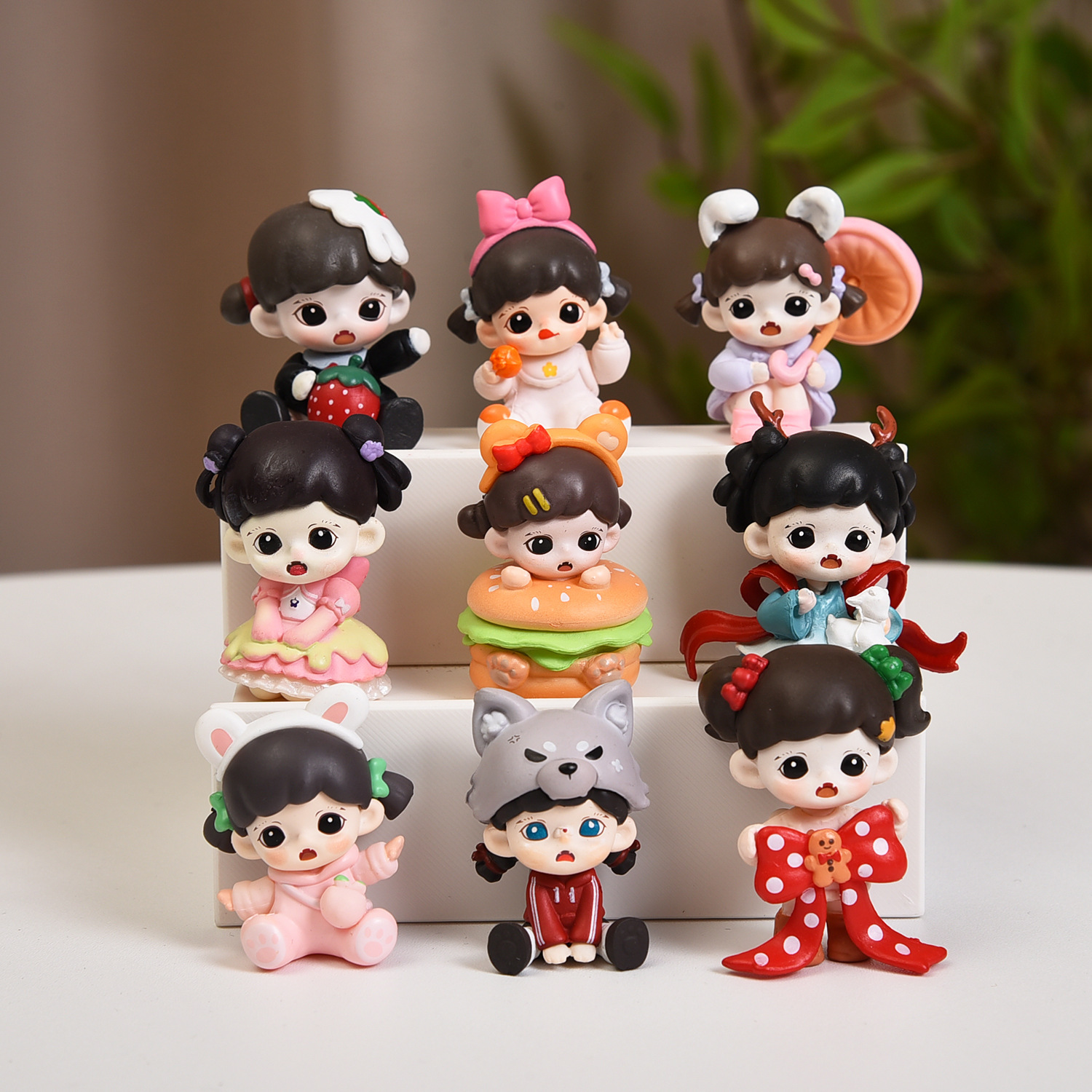 Bubble Mart серия сестёр милые куклы ручные фигурки слепая коробка игрушка DIY брелок ювелирное изделие подвеска