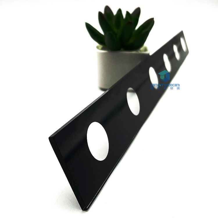 Factory Direct Supply of High Temperature Silk Screen Led Wall Washer Tempered Glass Panel Quality Ultra White Silk Screen Lighting Glass