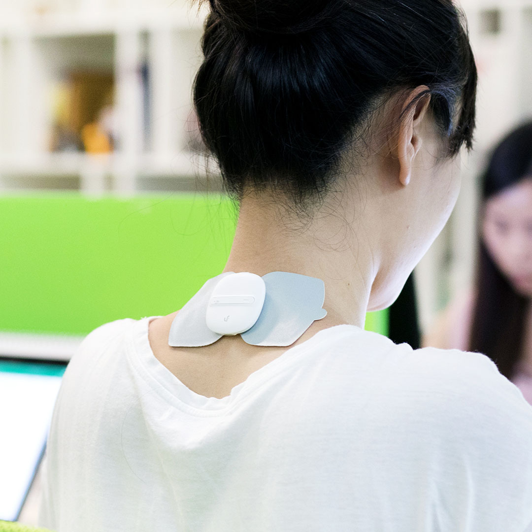 Lefan Portable Magic Massage Patch Whole Body Shoulder, Cervical Spine and Waist Small Multi-Functional Smart Patch Instrument Wholesale Cross-Border