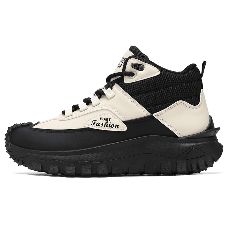 Cross-border plus size Men's Shoes New Autumn High-top British Style Vintage Workwear Boots Outdoor Sports Waterproof Mountaineering Boots