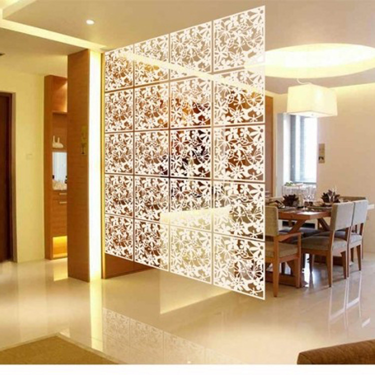 Living room simple fashion hollow hanging screen partition hanging screen decoration hotel office screen mysterious door