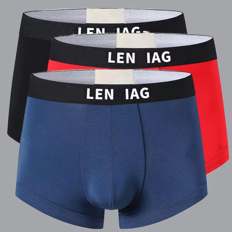 Foreign Trade AliExpress Men's Underwear Bar LI Flat Men's Underwear Bar LI Student Men's Underwear Cotton Shorts Head