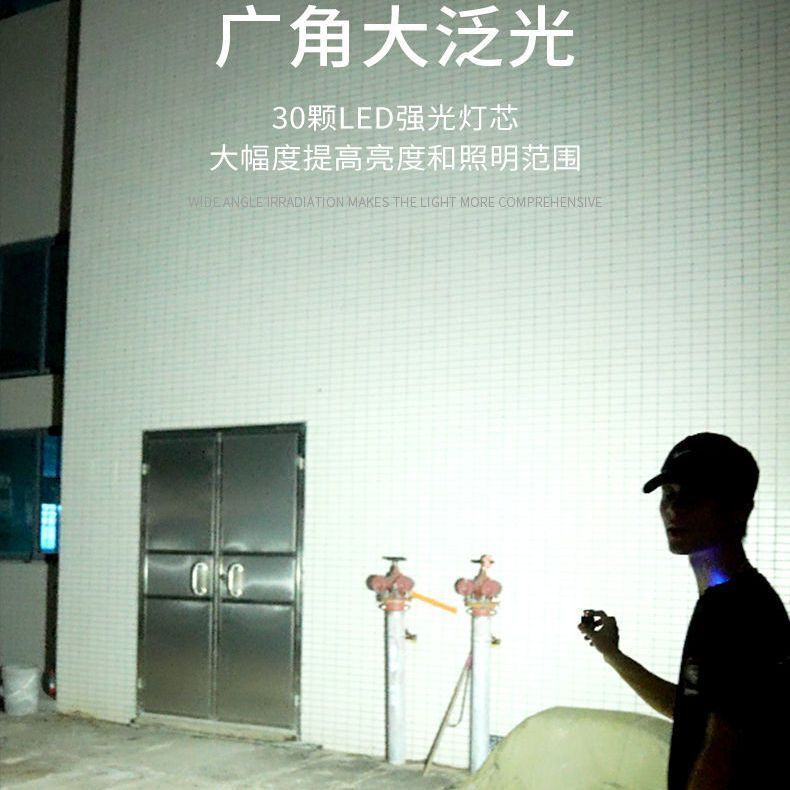 Portable Keychain Camping Light Multifunctional Work Light Rechargeable Mini Outdoor Bright Flashlight