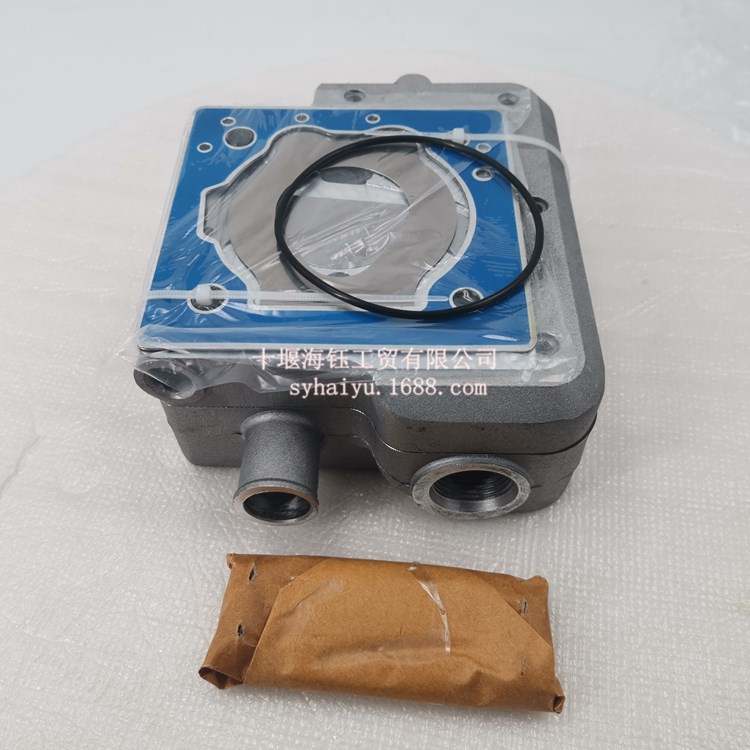 In stock Dongfeng Cummins ISLe ISDe air compressor air pump cylinder head 4933782 5301094 5286677
