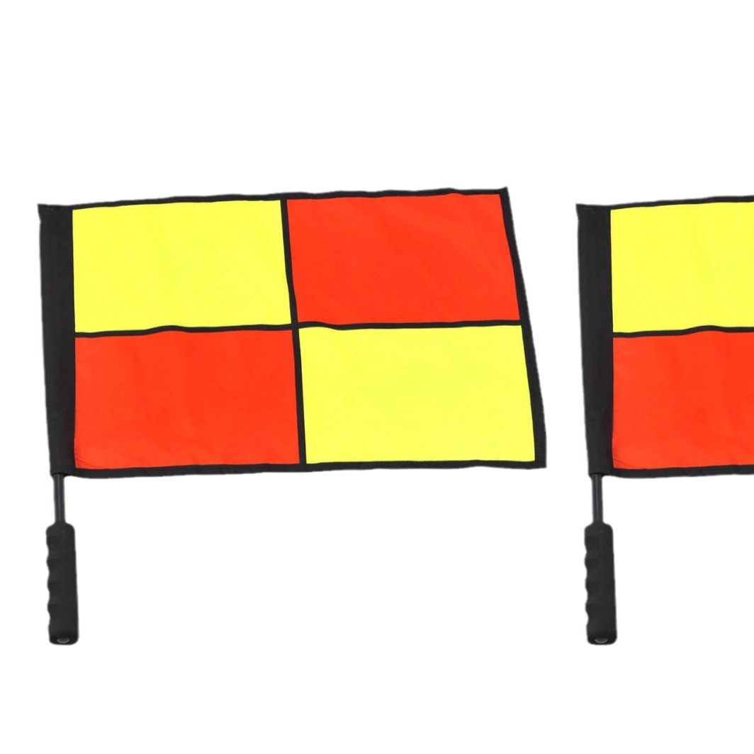 Supply of Classic Rotating Referee Flags (YT-7570) Side-cut Flags Hand Flags Football Referee Flags