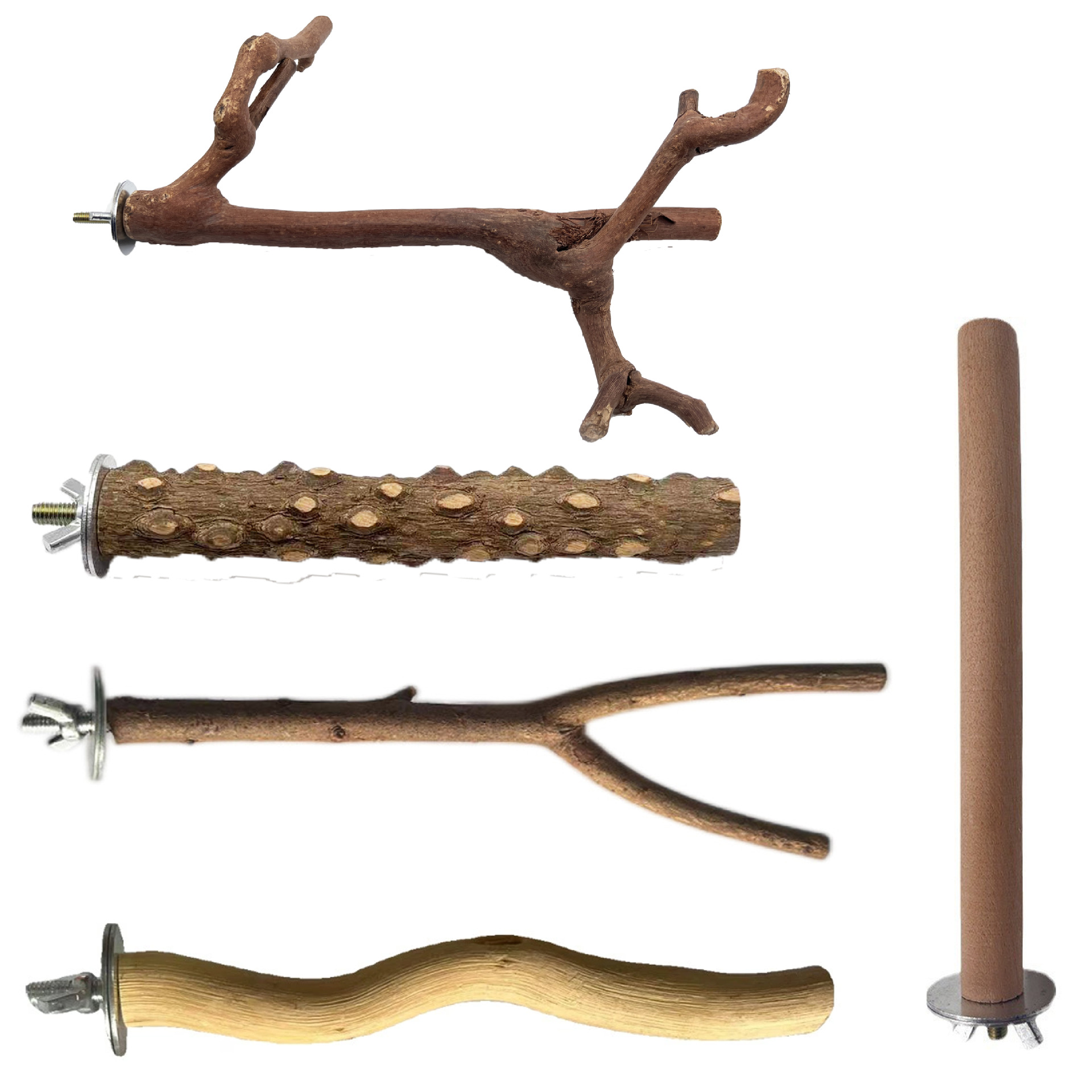 Стенд для попугаев из древесины, полка из виноградного дерева, перца, яблока, для точения когтей, аксессуары для клеток