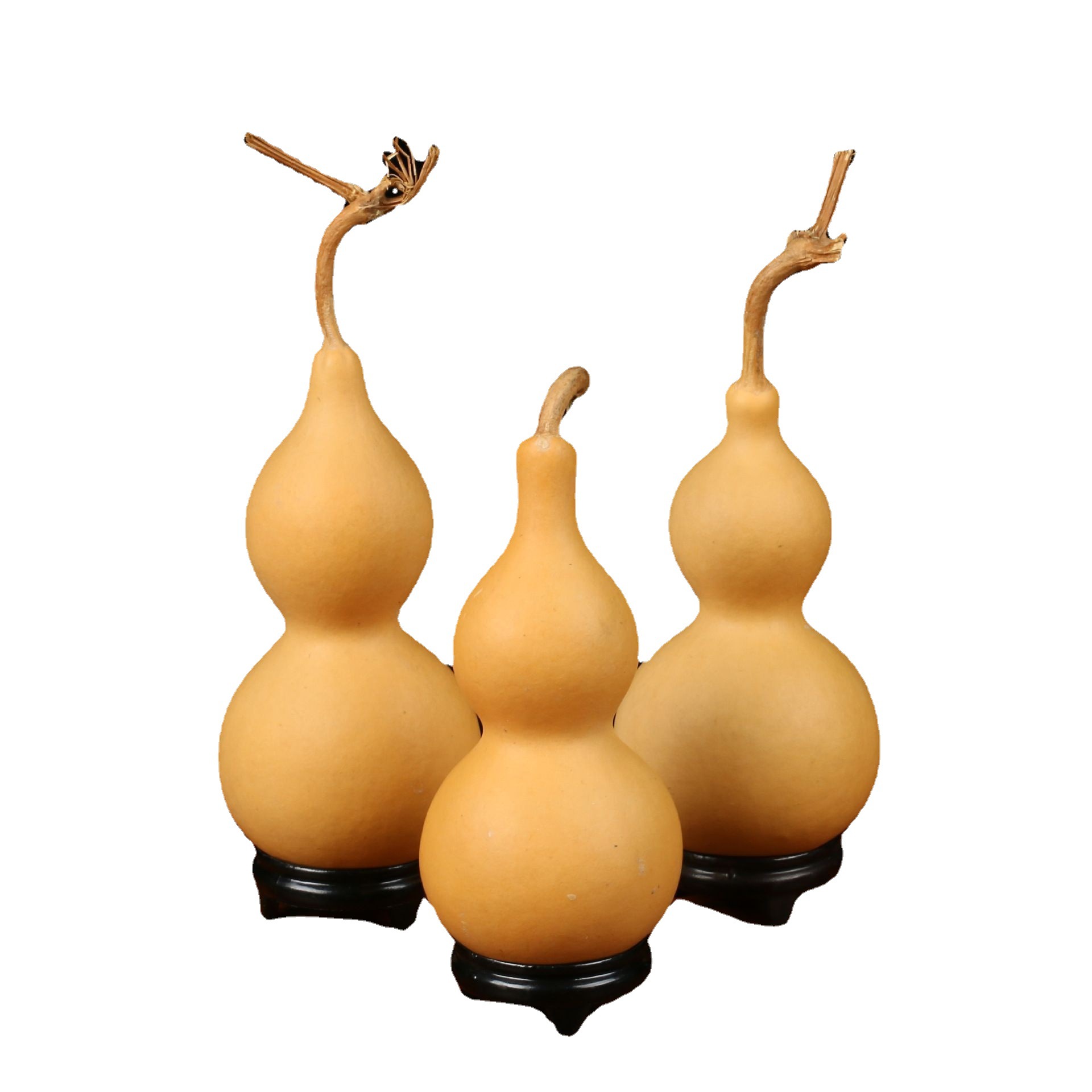 Primary color gourd hand twist small gourd text play feng shui gourd folk craft ornaments gossip painted gourd