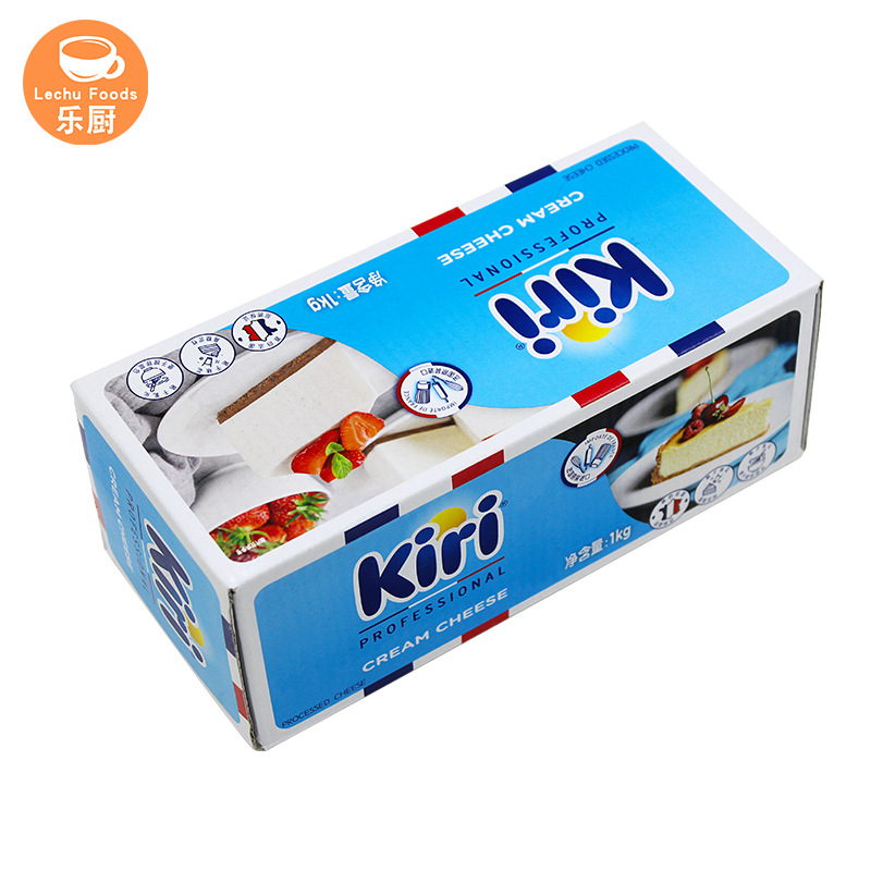 French Kiri Cream Cheese Cheese Original Packaging Box 1Kg/Box Kiri Cheese Baking Ingredients