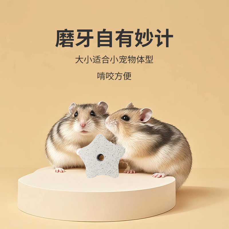 Hamster Molar Stone Hamster Volcanic Rock Molar Stone Dragon Cat Rabbit Dutch Pig Parrot Pet Special Molar Supplies