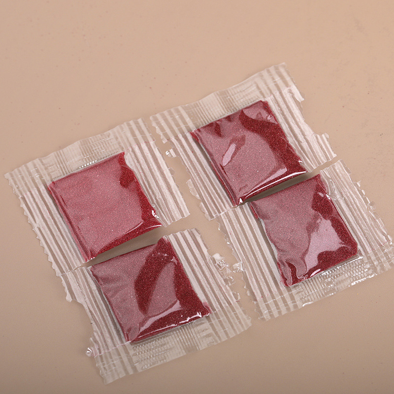 Имитация порошка синьхуа пурпурный золотой песок сумка мелкий порошок синьхуа можно установить полую медную тыкву брелок аксессуары подвеска красный песок