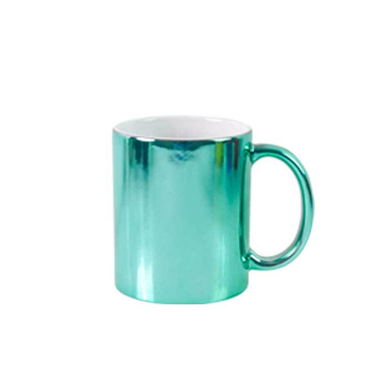 11oz Blank Mug Spot Color Glaze Ceramic Cup Sublimation Coated Cup Advertising Custom Gift Coffee Cup