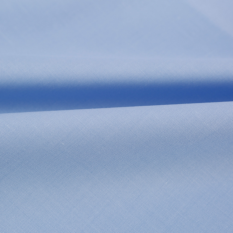 Tc Stretch Poplin Cvc Twill Spot School Uniform Fabric Business Wear Fabric Workwear Tr Beiji Suit Shirt Material