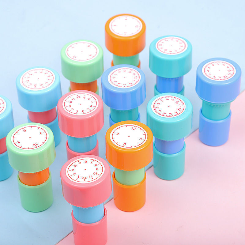 Children know clock seal teacher teaching clock model grade one and two learning clock dial seal wholesale