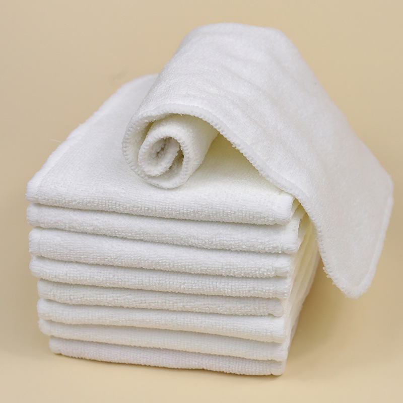 Cross-border Hot Sale in stock Reusable Baby Soft Diapers Micro Bamboo Fiber Bamboo Charcoal Diapers Washable Diapers