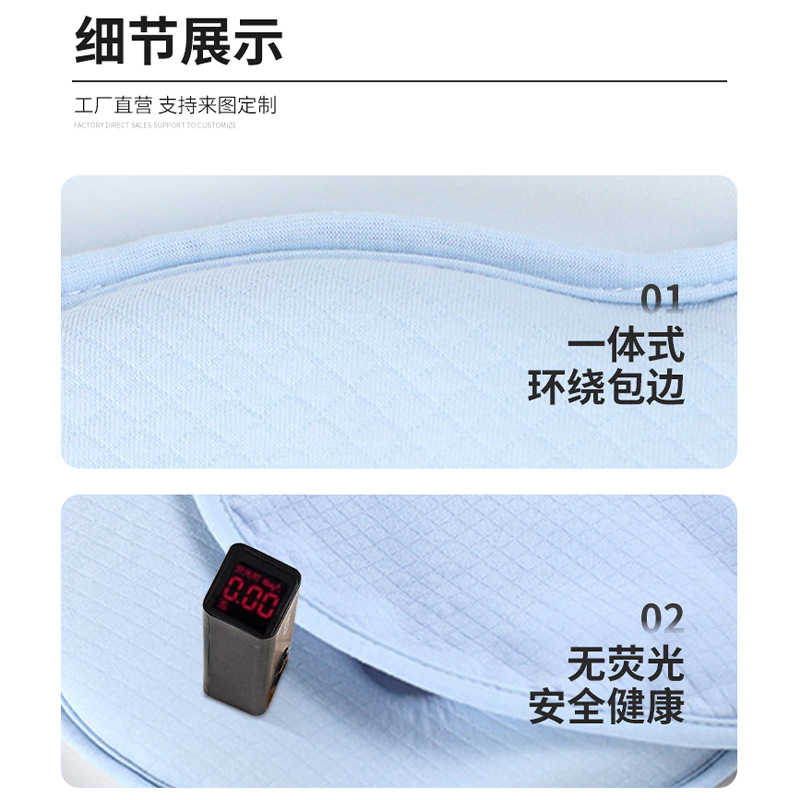 Cross-Border Baby Pillow Summer Breathable Sweat-Absorbent Anti-Eccentric Head Memory Foam Baby Shaping Pillow Slow Rebound Pillow Core