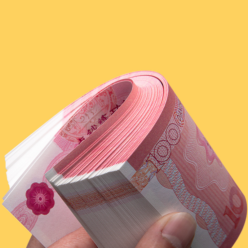 Money Counting Practice Coupon 100 Yuan Practice Bank Prop Vintage Bouquet