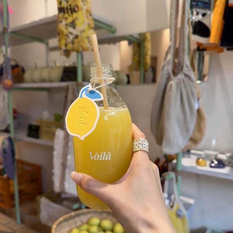 Food Grade 300ml Juice Cold Extraction Bottle Coffee Milk Tea Bottle Takeaway Portable with Lid Popular Cup Glass Sealed Jar