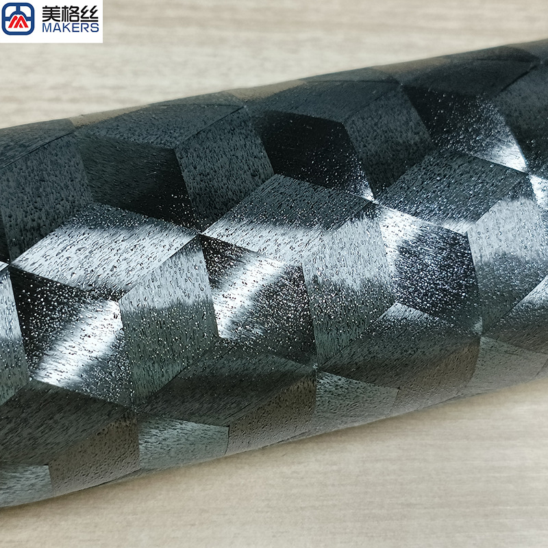 New Product Thin Carbon Fiber Cloth Appearance Decoration Single-Sided Shaping 12k150g 3D Stereo Widening Carbon Fiber Cloth