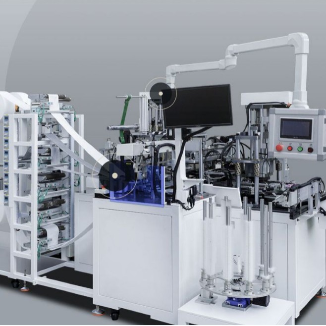 Full-automatic 2097 filter cotton, buckle filter cotton machine, protective mask, dust mask filter cotton production equipment